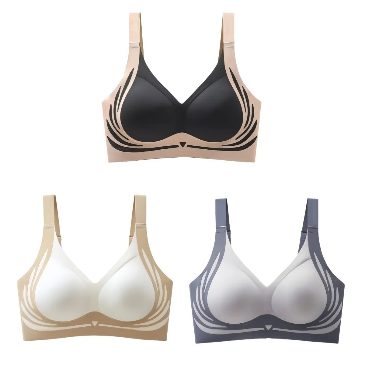 Pcs Set Push up Black Ivory Blue One Size