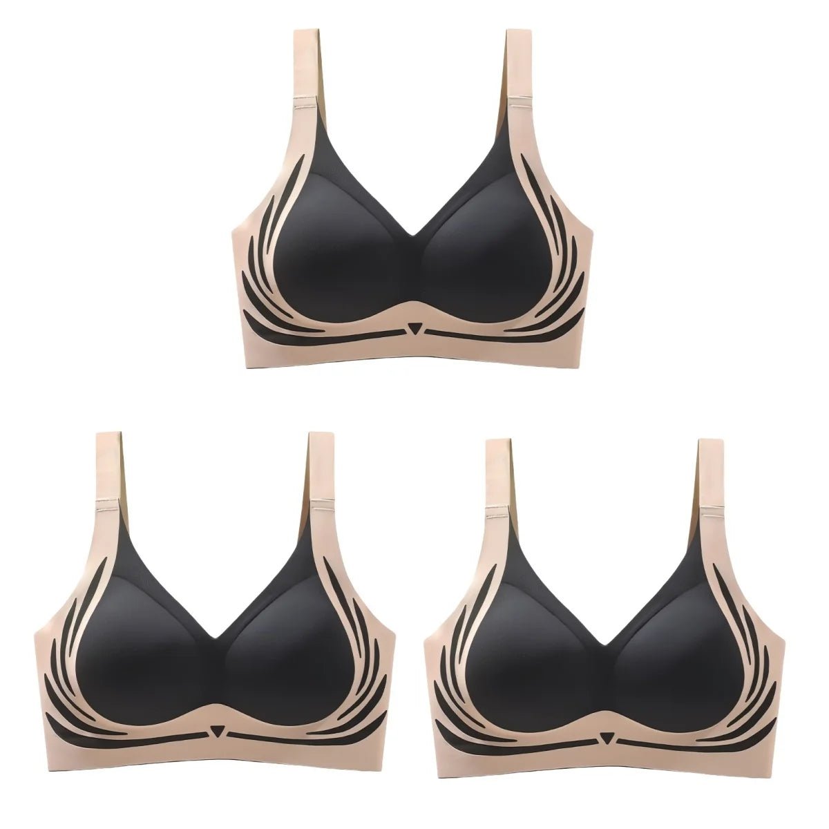 Pcs Set Push up Black Black Black One Size