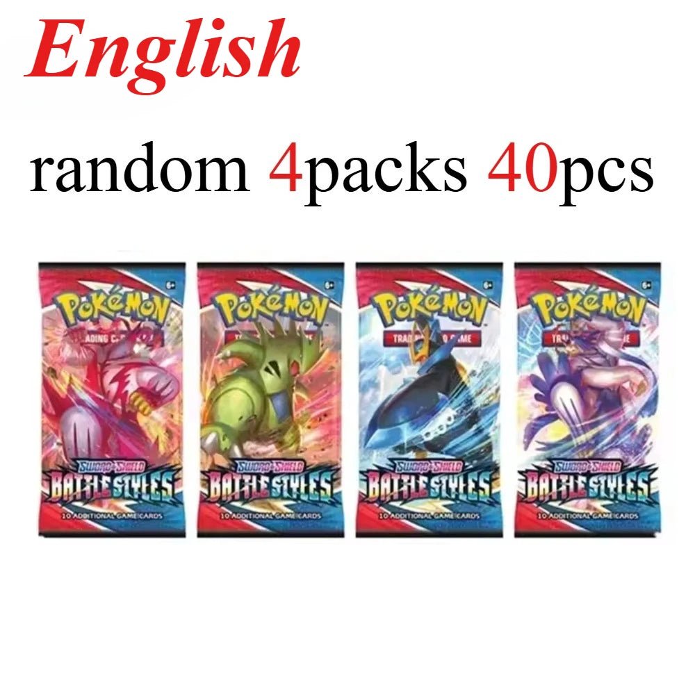 Pokémon Card Pack Bundle – 40 Cards 4packs BAT