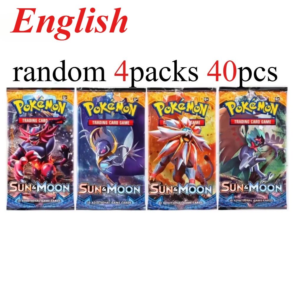 Pokémon Card Pack Bundle – 40 Cards 4packs SUN