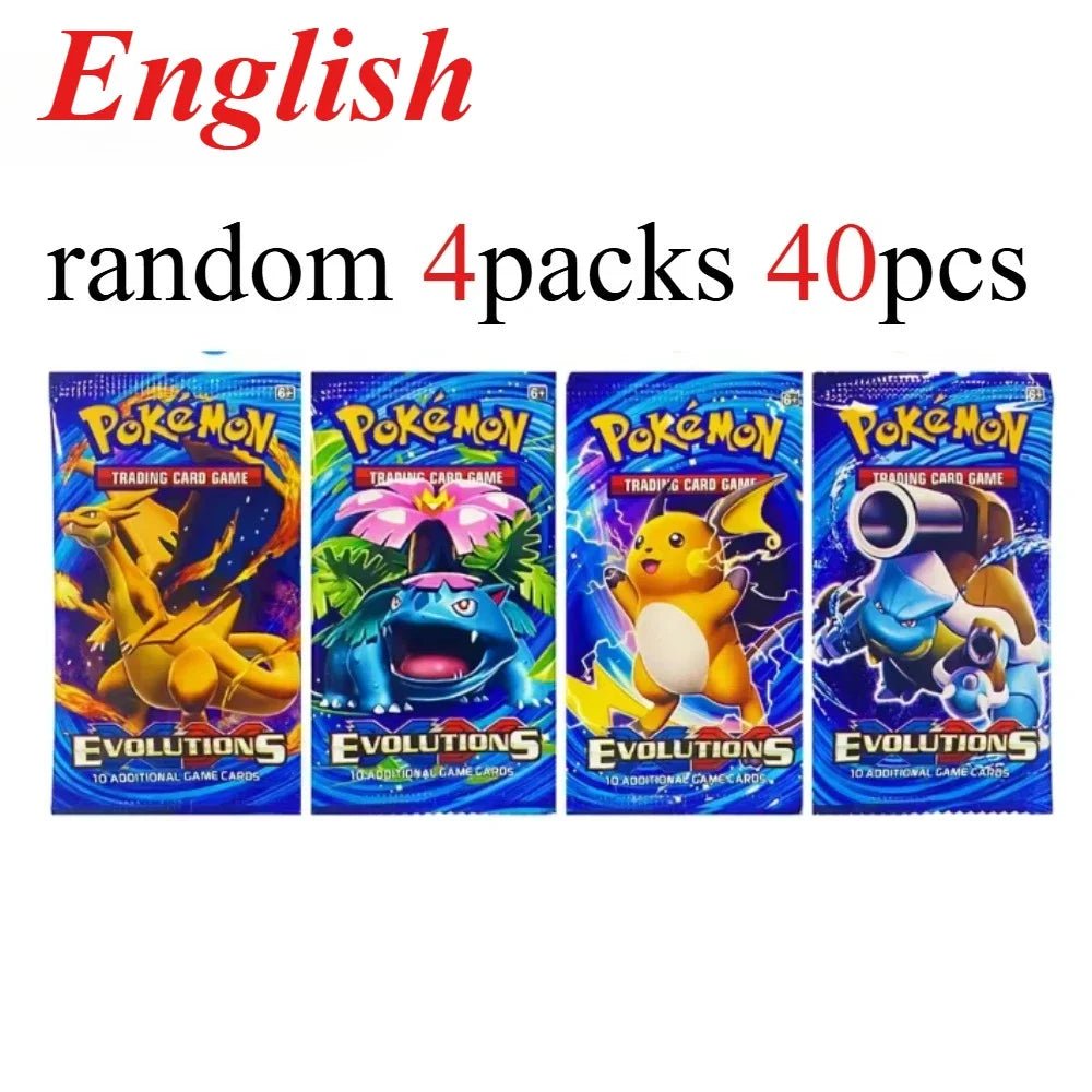 Pokémon Card Pack Bundle – 40 Cards 4packs EVO
