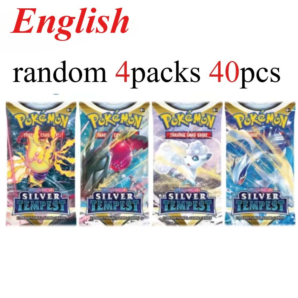 Pokémon Card Pack Bundle – 40 Cards 4packs SIL