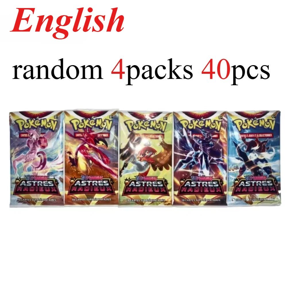 Pokémon Card Pack Bundle – 40 Cards 4packs AST