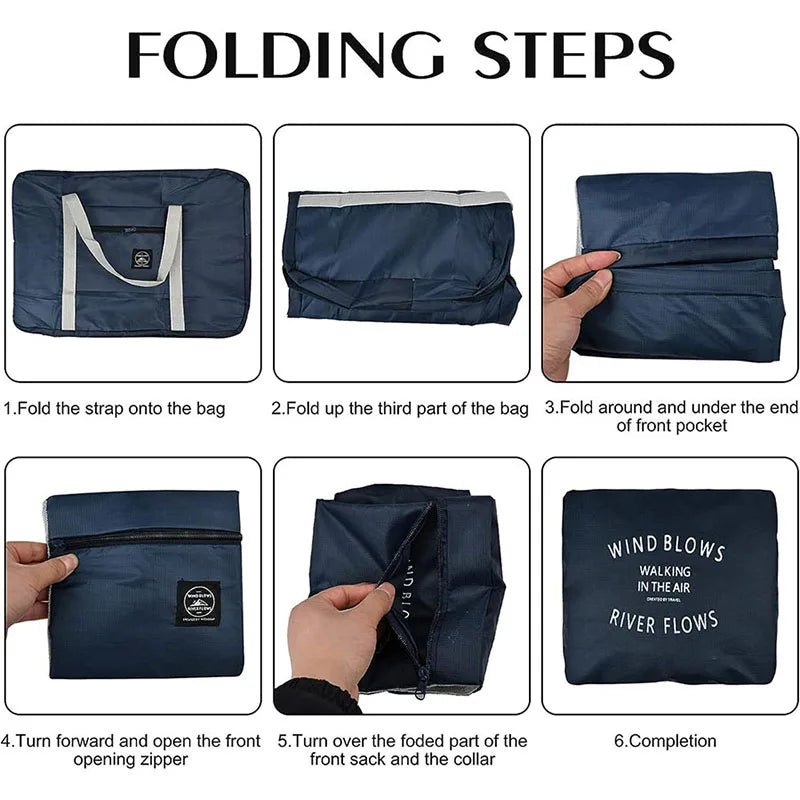 Printed Foldable Polyester Travel Bag