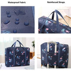 Printed Foldable Polyester Travel Bag