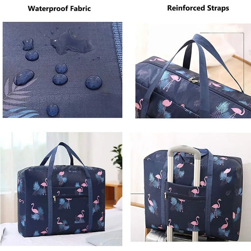 Printed Foldable Polyester Travel Bag