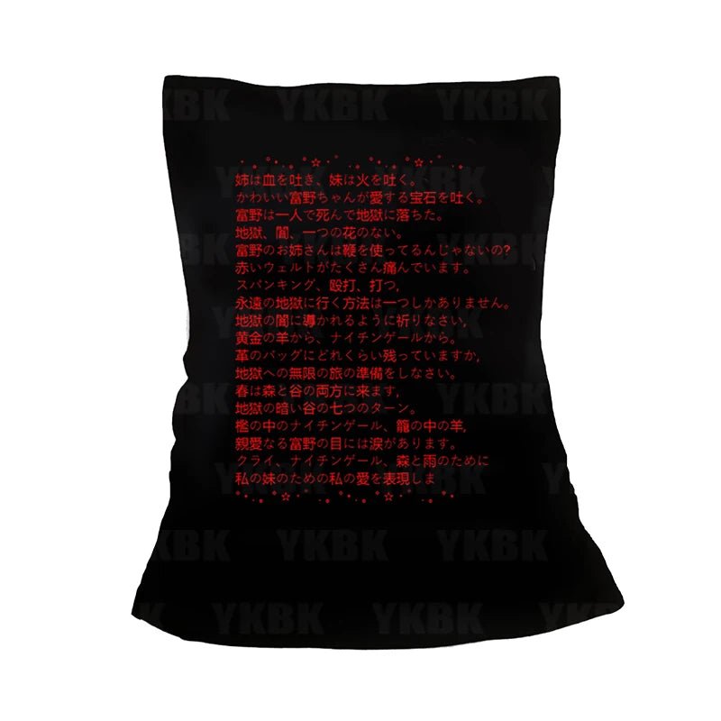 Punk Tie Aesthetic Top Black02
