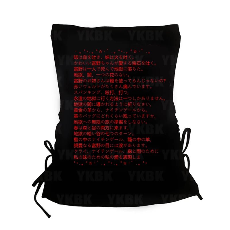 Punk Tie Aesthetic Top Black01