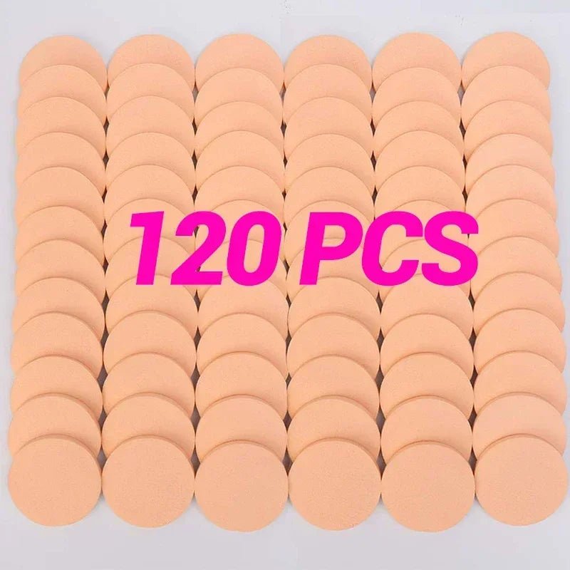 Round Makeup Sponge Powder Puffs Skin Color 3