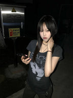 Seeslim Hotsweet Print T Shirt Graphic Short Sleeve
