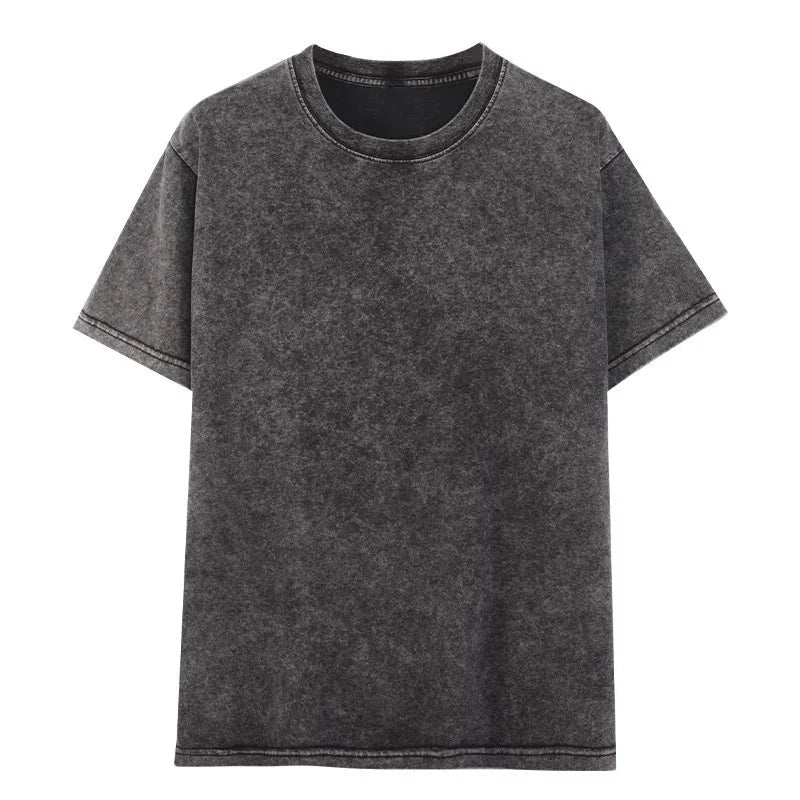Short Sleeve Cotton T Shirt Black