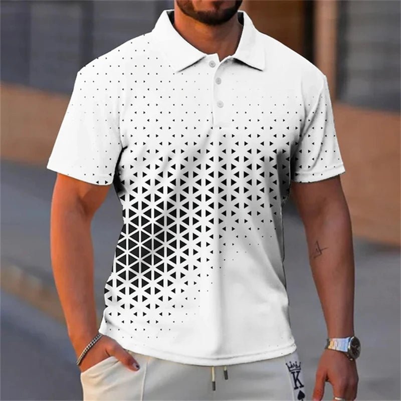 Simple Geometric Patterns Polo-ZFA61216