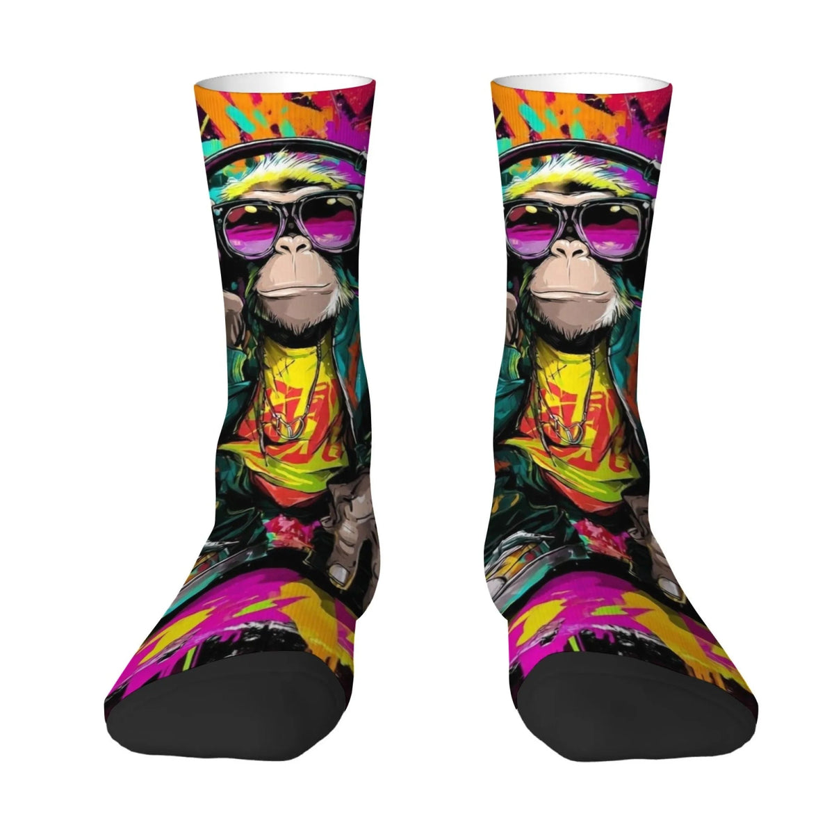 Street Graffiti Hip Hop Monkey Knit