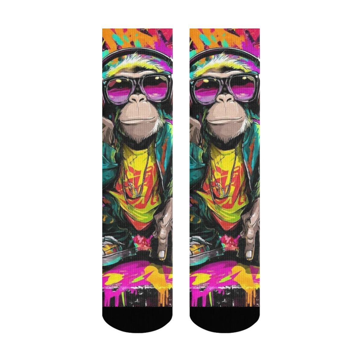 Street Graffiti Hip Hop Monkey Knit One Size Color 1