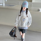 Sweatshirt Girls Faux Top Relaxed Fit