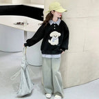 Sweatshirt Girls Faux Top Relaxed Fit