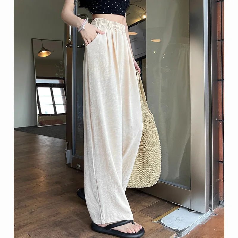 Sweet Colorful Ice Pants High Waisted Wide Leg
