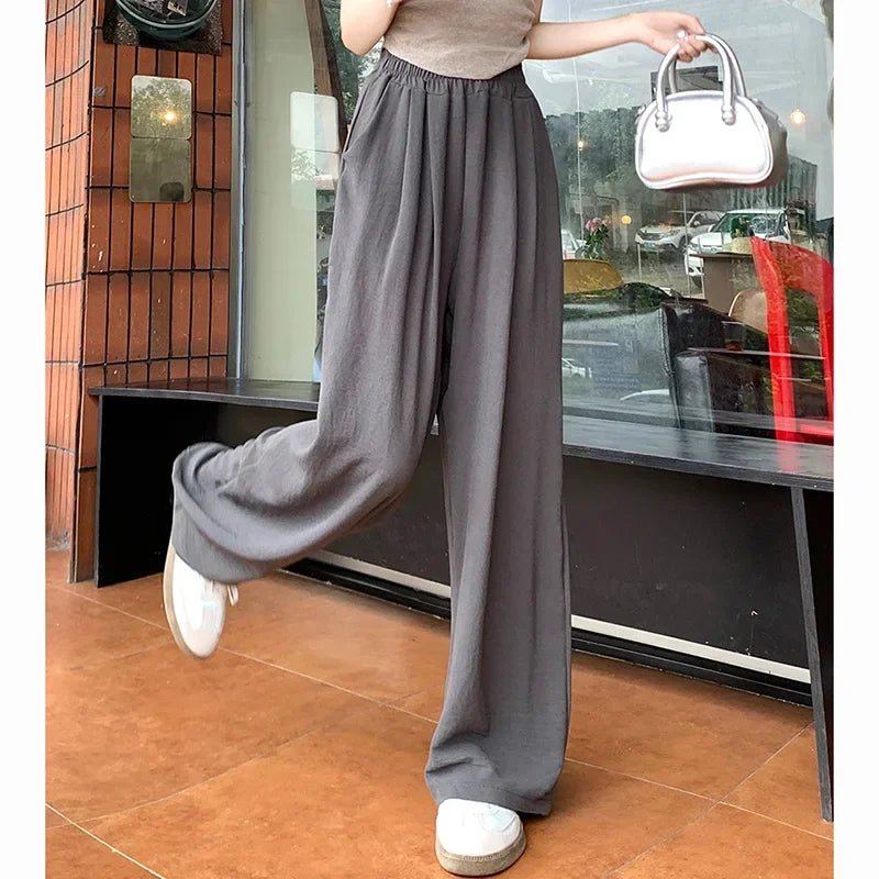 Sweet Colorful Ice Pants High Waisted Wide Leg