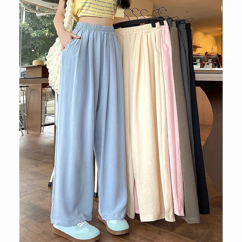 Sweet Colorful Ice Pants High Waisted Wide Leg