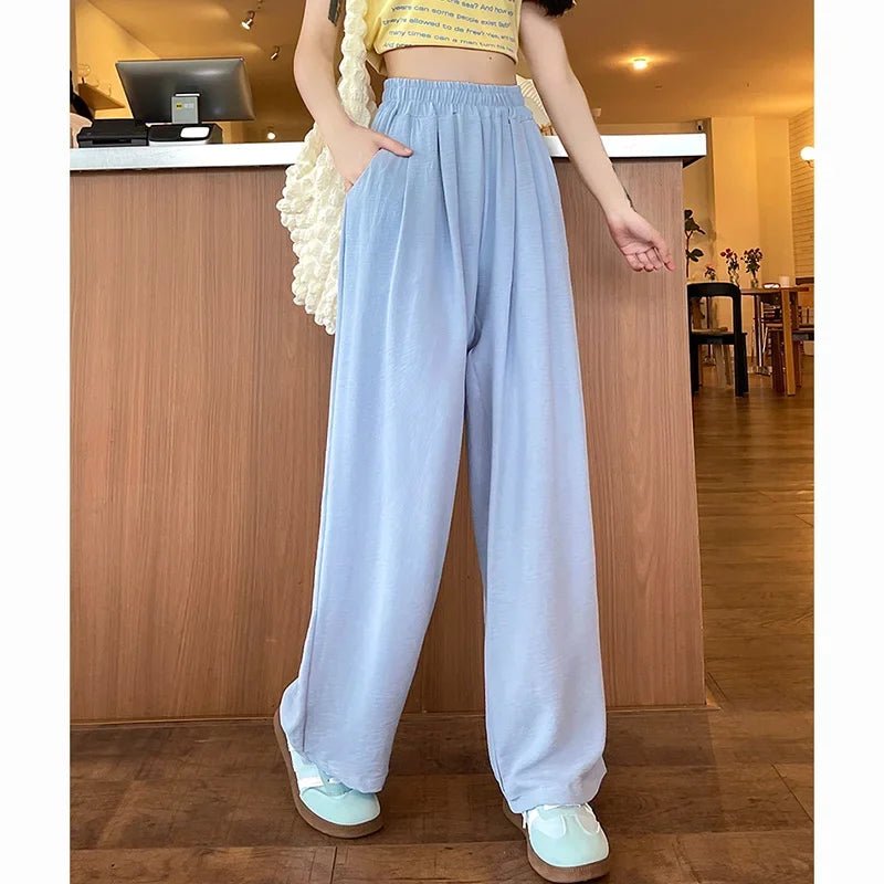 Sweet Colorful Ice Pants High Waisted Wide Leg