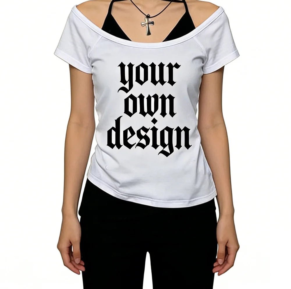 Trendy Custom Tshirt T Shirt white