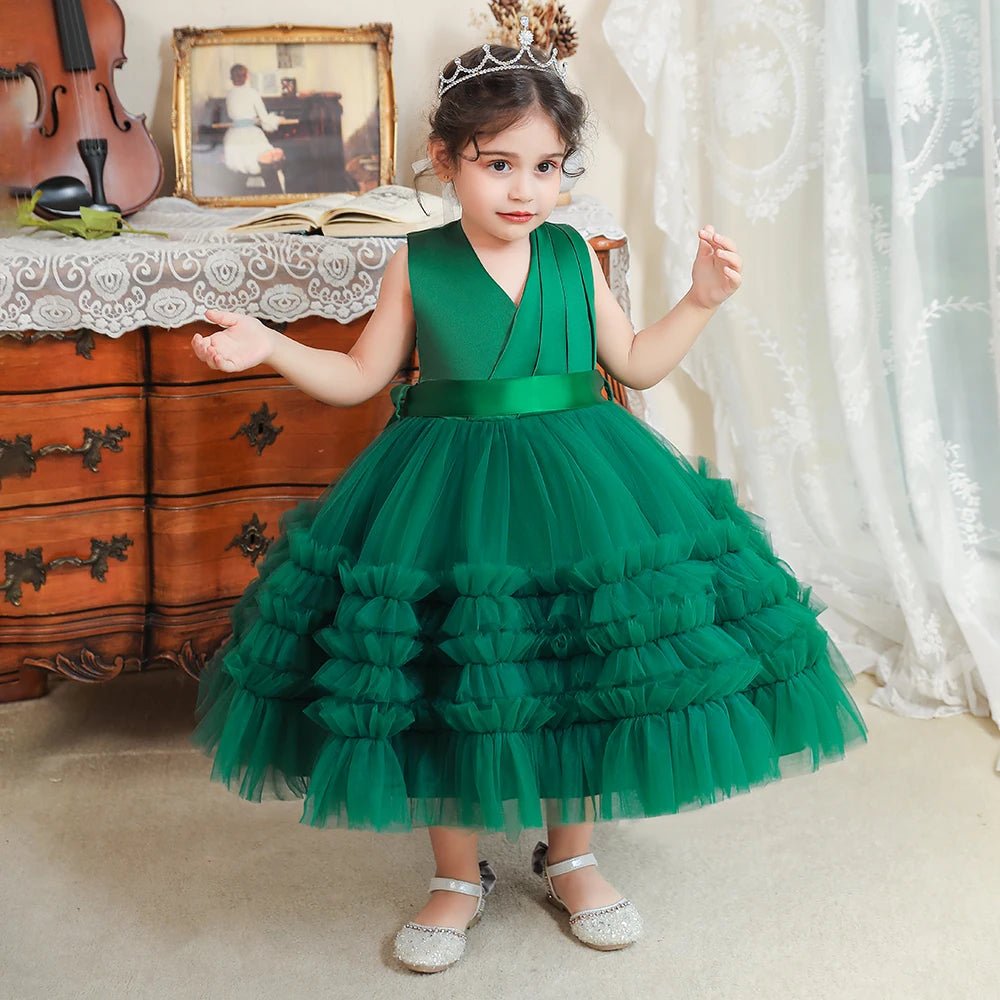 Tulle Party For Dress dark green
