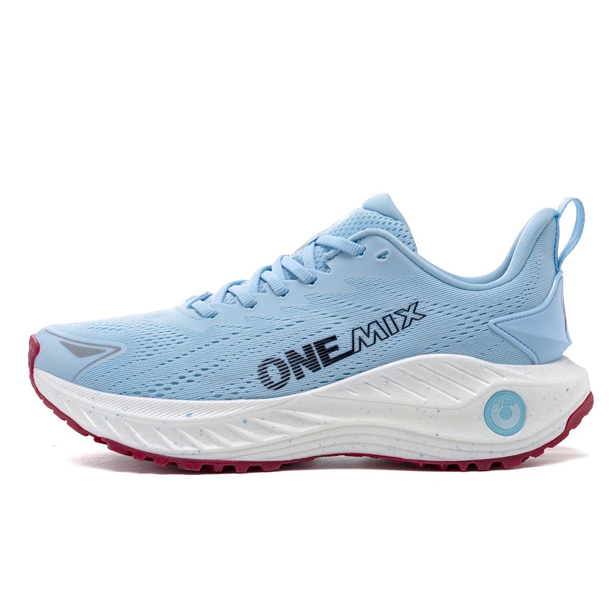 Unisex Mesh Lace-Up Sneakers Blue