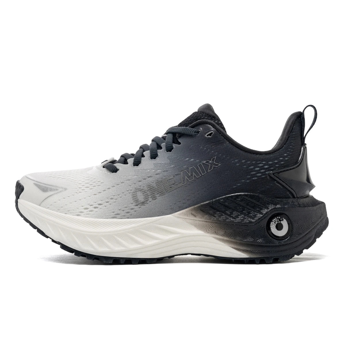 Unisex Mesh Lace-Up Sneakers Dark Grey