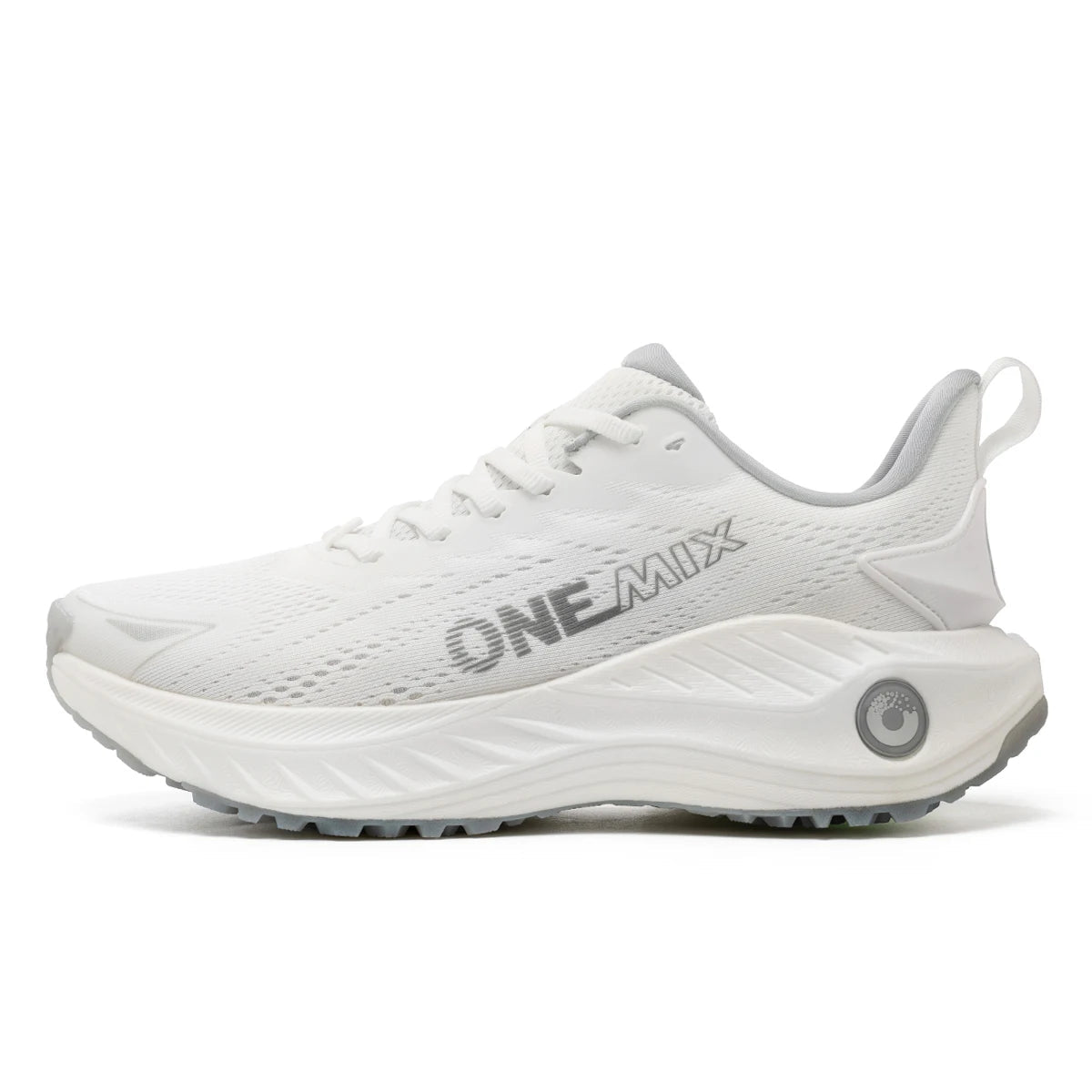 Unisex Mesh Lace-Up Sneakers Ivory