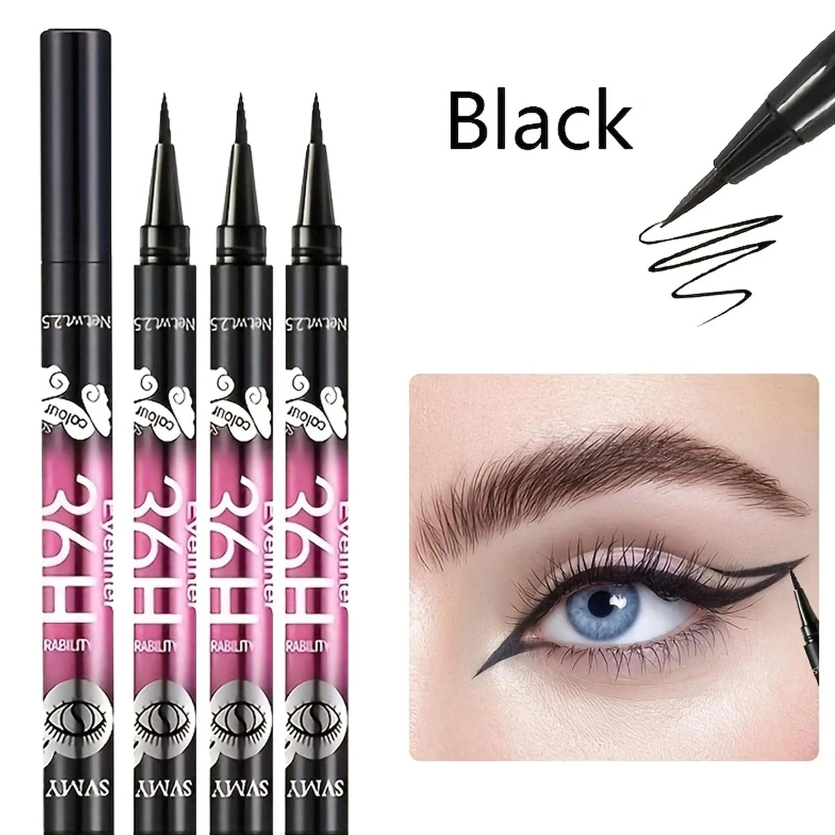 Waterproof Black Eyeliner Pencil