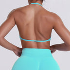 Women's Halter-Neck Sports Bra