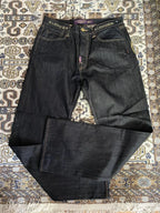 Women's Statue of Liberty Embellished Wide-Leg Jeans