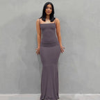 Women's Stretch Bodycon Maxi Dress