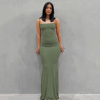Women's Stretch Bodycon Maxi Dress