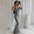 Women's Stretch Bodycon Maxi Dress