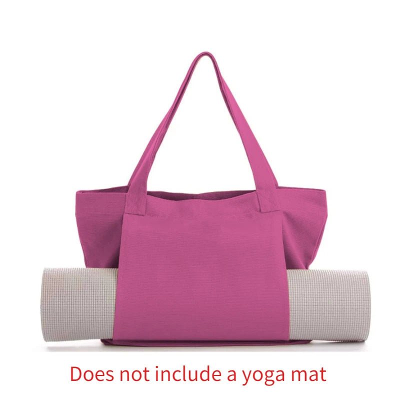 Yoga Bag Mat rose red